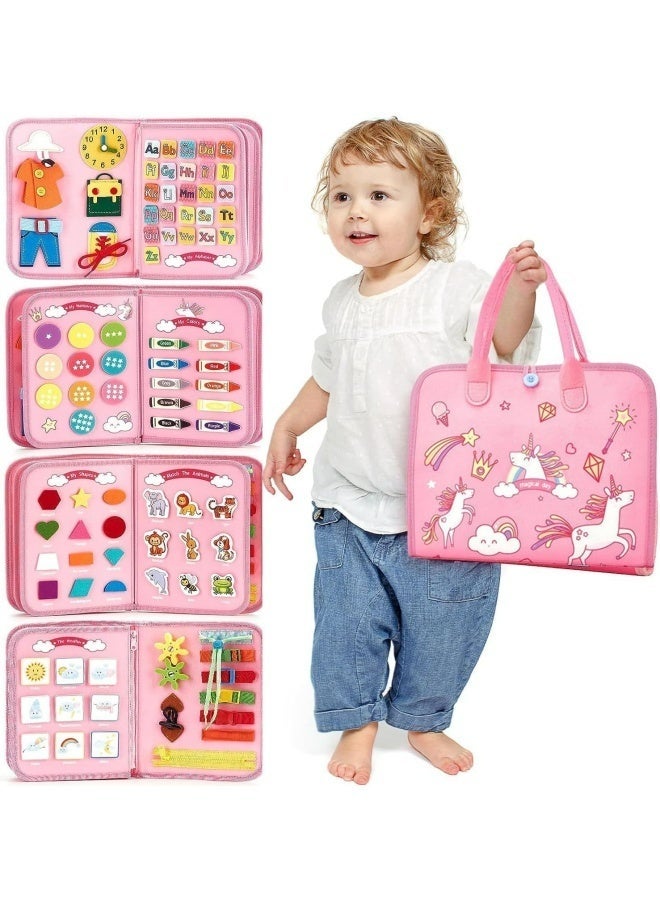 أبلينم ألعاب مونتيسوري التفاعلية للأطفال من عمر سنة إلى أربع سنوات، هدايا أعياد ميلاد للبنات والأولاد، ألعاب حسية للأطفال الصغار من عمر سنة إلى ثلاث سنوات، ألعاب تعليمية للسفر، أنشطة ما قبل المدرسة لتنمية المهارات الحركية الدقيقة - Image 1